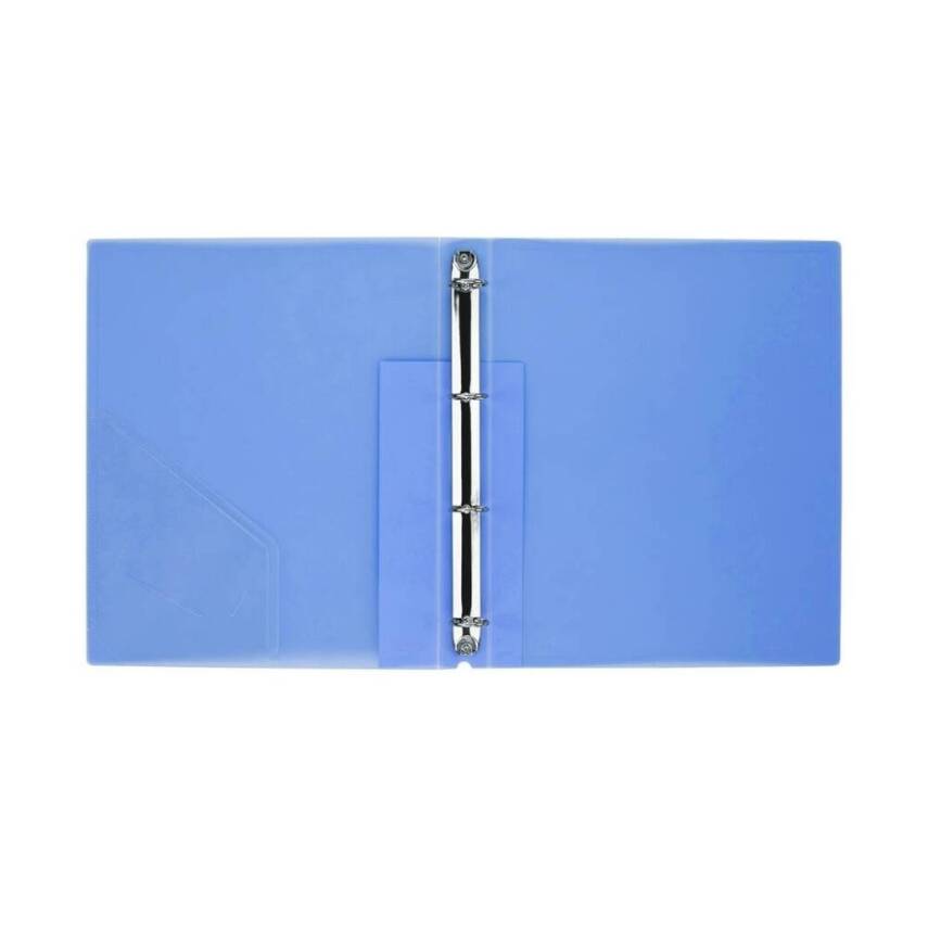 Bigpoint Halkalı Klasör, 10 Adet, 4 Halkalı, 150 A4 Kapasiteli, Mavi - 3