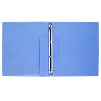 Bigpoint Halkalı Klasör, 4 Halkalı, İç Cepli, 150 A4 Kapasiteli, Mavi - 2