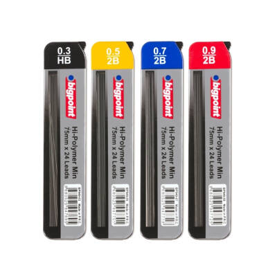 Bigpoint Kalem Ucu, 0.3 mm, HB, 75 mm, 24'lü Tüp - 2