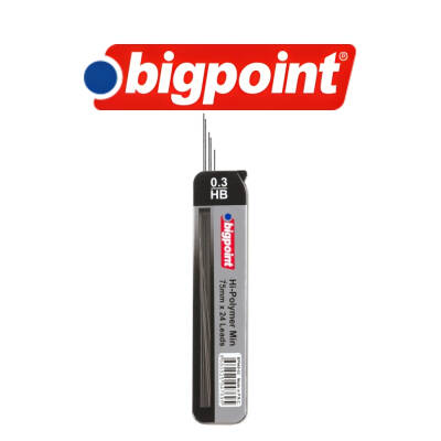 Bigpoint Kalem Ucu, 0.3 mm, HB, 75 mm, 24'lü Tüp - 3