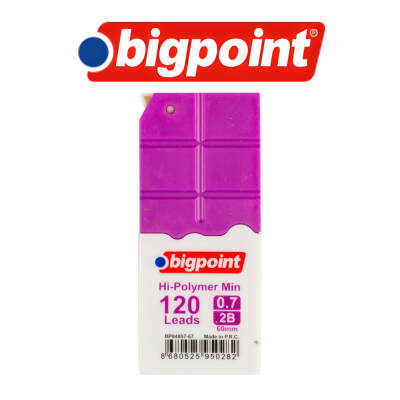 Bigpoint Kalem Ucu, 0.7 mm, 2B, 120'li Mor Tüp - 3