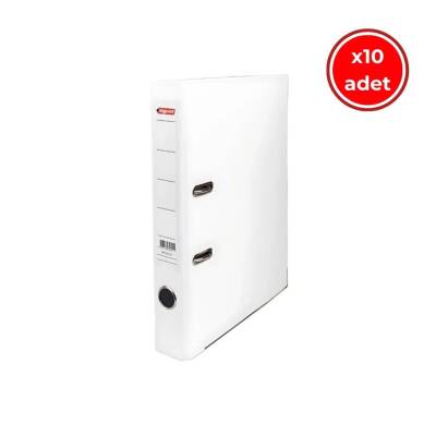 Bigpoint Dar Klasör, 10 Adet, 2 Halkalı, 350 Sayfa Kapasiteli, Beyaz - Bigpoint