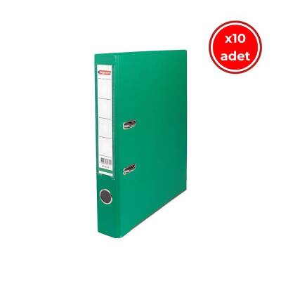 Bigpoint Dar Klasör, 10 Adet, 2 Halkalı, 350 Sayfa Kapasiteli, Yeşil - Bigpoint