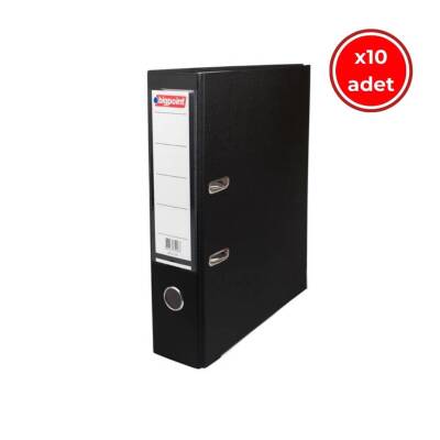 Bigpoint Geniş Klasör, 10 Adet, 2 Halkalı, 480 Sayfa Kapasiteli, Siyah - Bigpoint