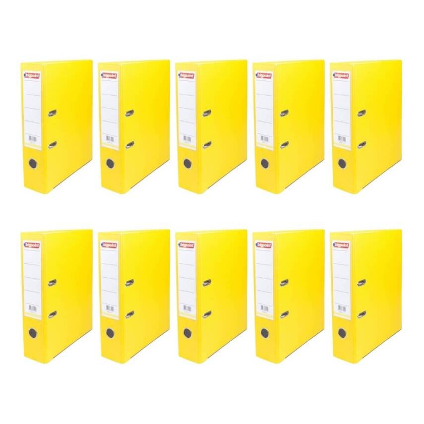 Bigpoint Klasör, 10 Adet, 2 Halkalı, 480 Sayfa Kapasiteli, Sarı - 2