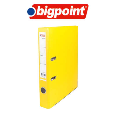 Bigpoint Dar Klasör, 2 Halkalı Mekanizma, 350 Sayfa Kapasiteli, Sarı - 3