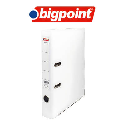 Bigpoint Dar Klasör, 2 Halkalı Mekanizma, 350 Sayfa Kapasiteli, Beyaz - 3