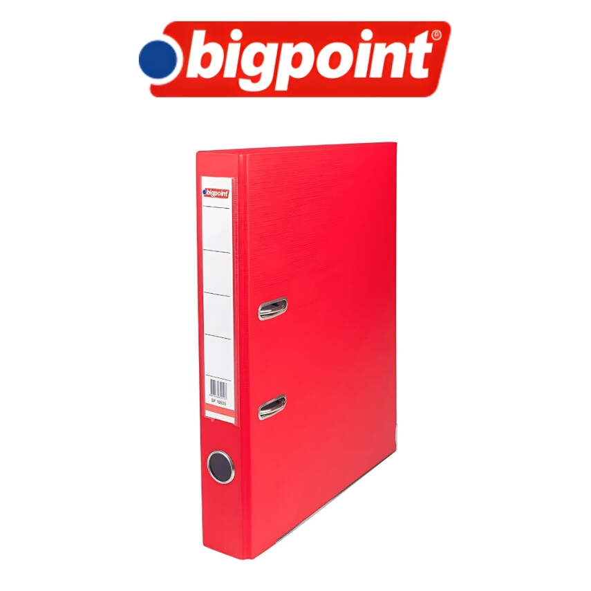 Bigpoint Dar Klasör, 2 Halkalı Mekanizma, 350 Sayfa Kapasite, Kırmızı - 3