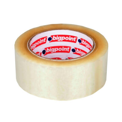Bigpoint Koli Bandı 45 mm x 100 m Şeffaf, Yüksek Dayanıklılık - Bigpoint