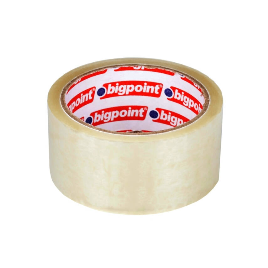 Bigpoint Koli Bandı 45 mm x 40 m Şeffaf, Yüksek Dayanıklılık - 1