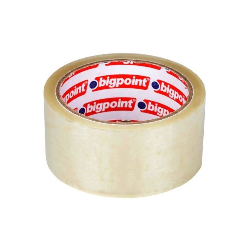Bigpoint Koli Bandı 45 mm x 40 m Şeffaf, Yüksek Dayanıklılık - 1