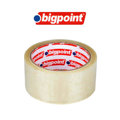 Bigpoint Koli Bandı 45 mm x 40 m Şeffaf, Yüksek Dayanıklılık - 3