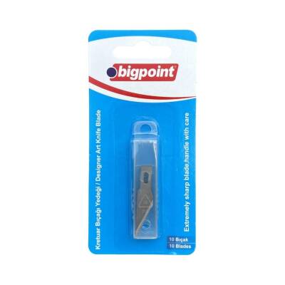 Bigpoint Kretuar Bıçağı Yedeği, 10’lu, Karbon Bıçak, Hassas Kesim - Bigpoint