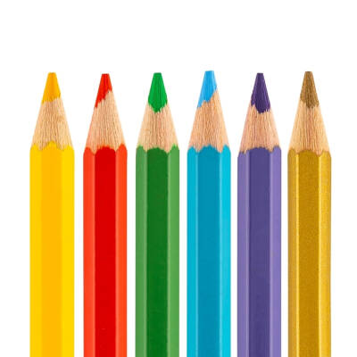 Bigpoint Kuru Boya Kalemi, 24 Renkli, Altıgen Gövdeli - 3