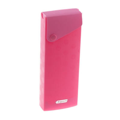 Bigpoint Kutu Kalemlik, Çıtçıtlı Kapak, Kolay Kullanım, Geniş, Pembe - 4