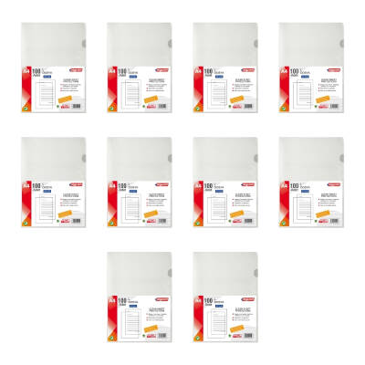 Bigpoint L Dosya, 10 Adet, Standart 90 Mikron, 100'lü, Kolay Arşivleme - 2