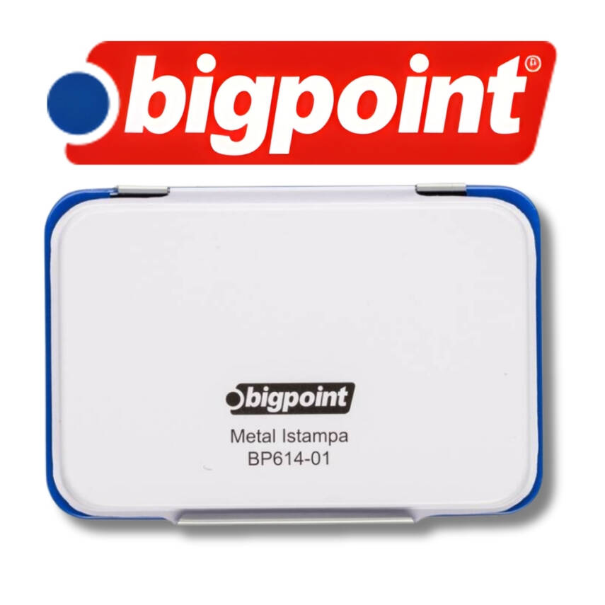 Bigpoint Metal Istampa, 10x7 cm, Yüksek Emicili, Damga Pedi, Küçük Boy - 5