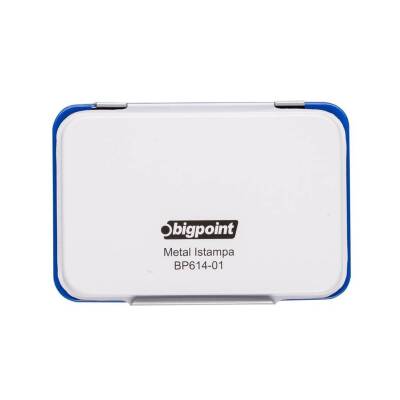 Bigpoint Metal Istampa, 10x7 cm, Yüksek Emicili, Damga Pedi, Küçük Boy - Bigpoint