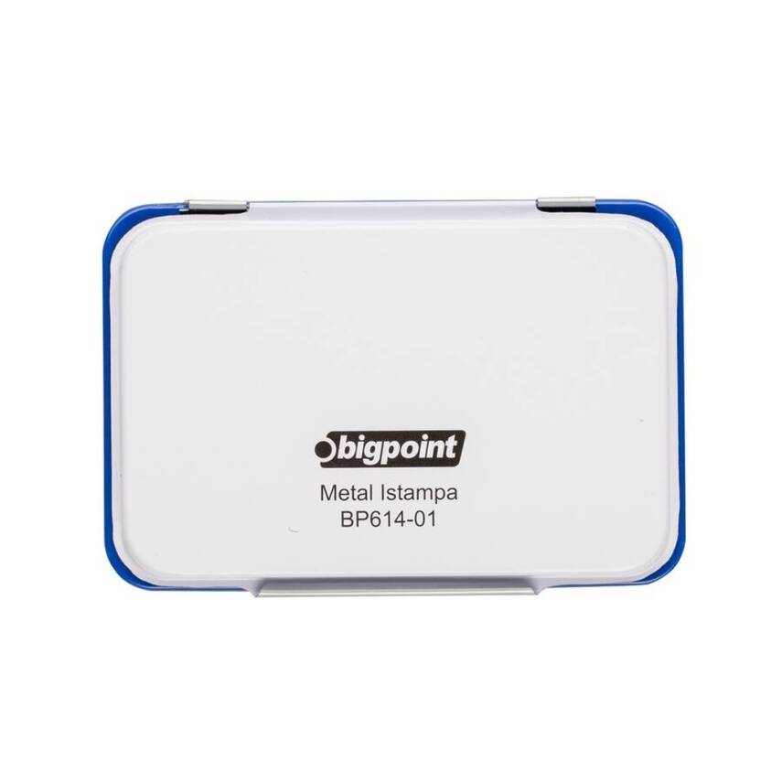 Bigpoint Metal Istampa, 10x7 cm, Yüksek Emicili, Damga Pedi, Küçük Boy - 1