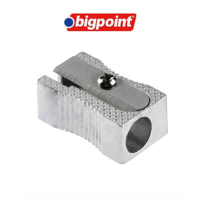 Bigpoint Metal Kalemtıraş, Çelik Bıçak, Tırtıklı Yüzey, Köşeli - 2