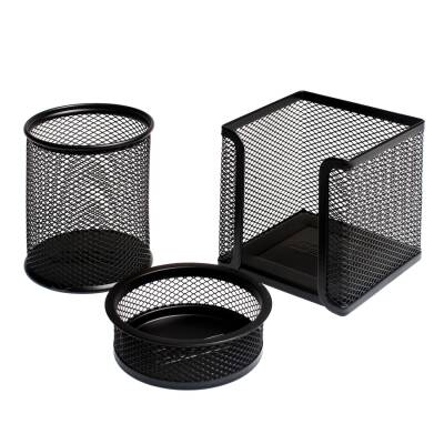 Bigpoint Metal Masa Düzenleyici Set, 3’lü, Kaydırmaz Tabanlı, Siyah - Bigpoint