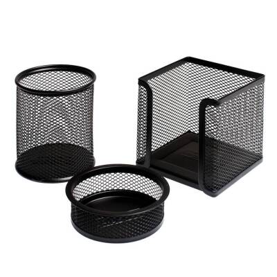 Bigpoint Metal Masa Düzenleyici Set, 3’lü, Kaydırmaz Tabanlı, Siyah - Bigpoint