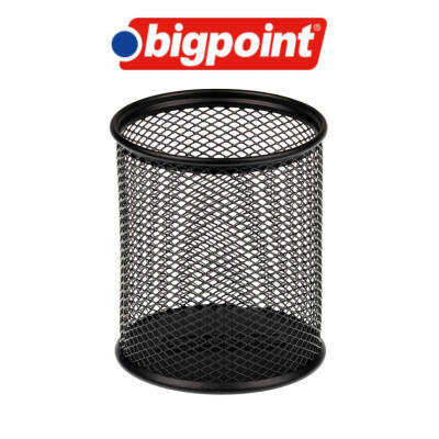 Bigpoint Metal Perfore Kalemlik, Paslanmaz Metal, Siyah - 2