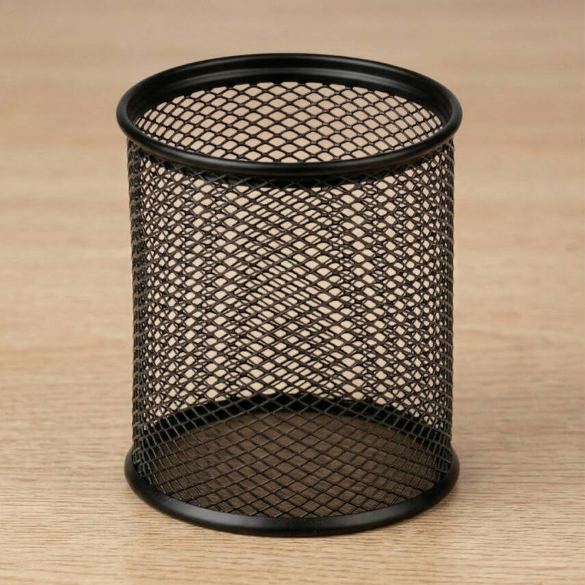 Bigpoint Metal Perfore Kalemlik, Paslanmaz Metal, Siyah - 2