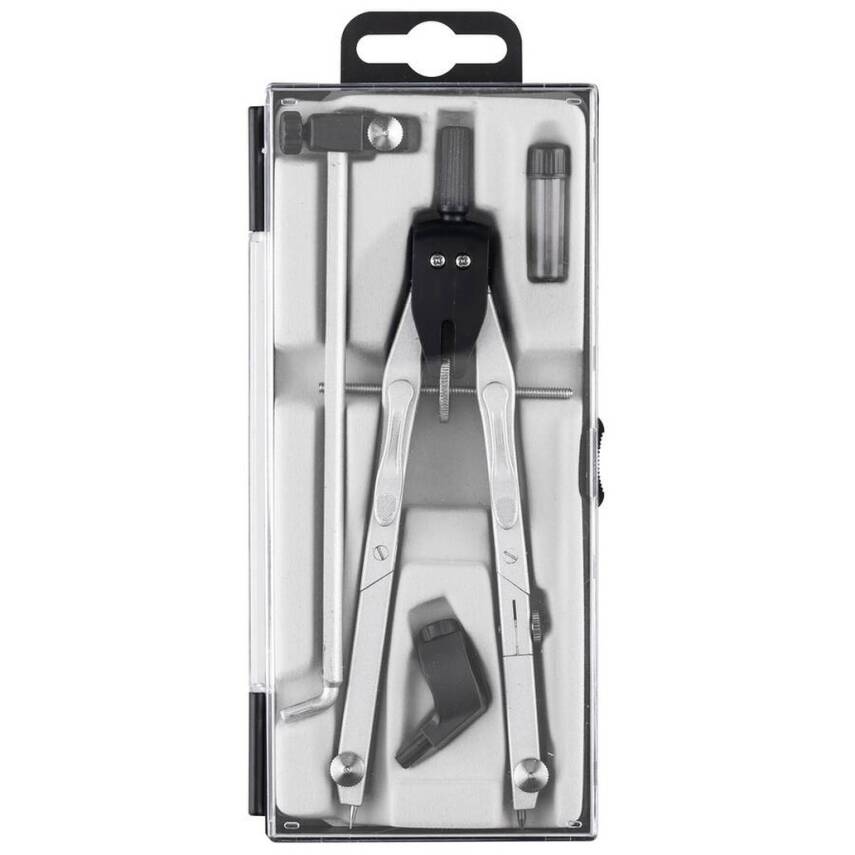 Bigpoint Metal Pergel Seti, 2 Yedek Uç, Hassas, Çift Ayaklı, Dayanıklı - 1