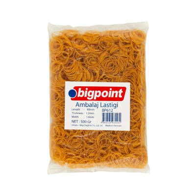Bigpoint Mini Ambalaj Lastiği 500 gr, %100 Kauçuk, Dayanıklı ve Esnek - Bigpoint