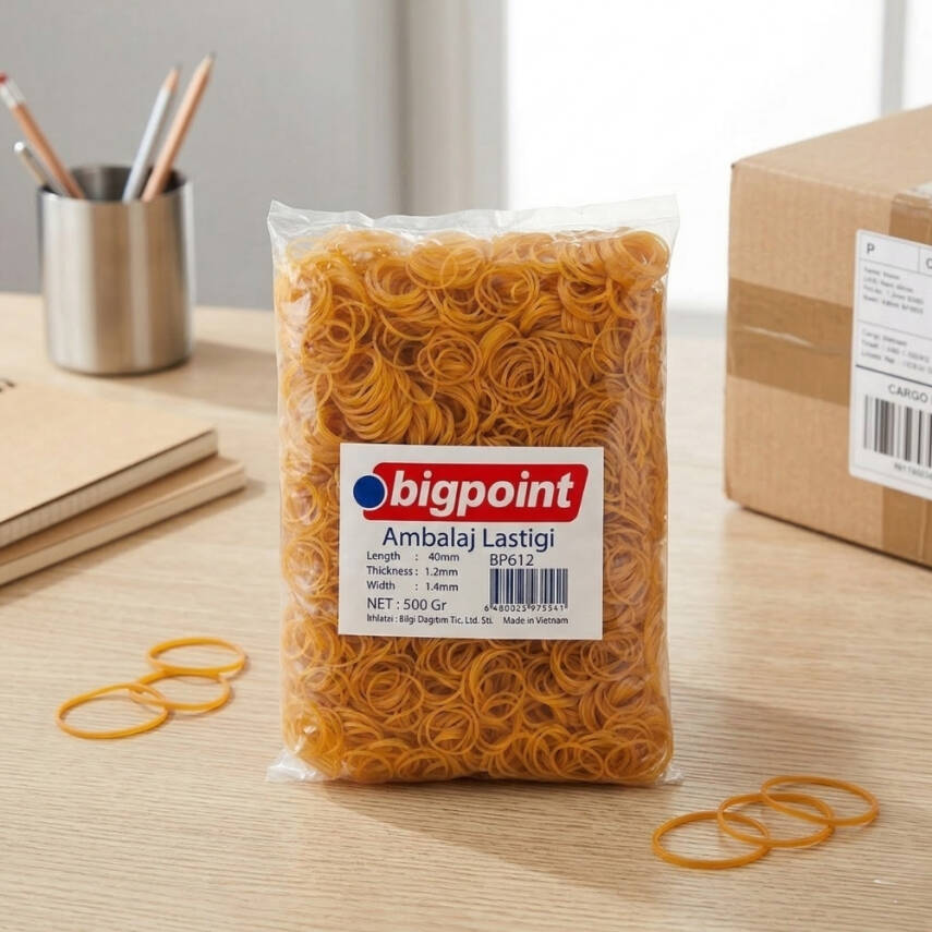 Bigpoint Mini Ambalaj Lastiği 500 gr, %100 Kauçuk, Dayanıklı ve Esnek - 2