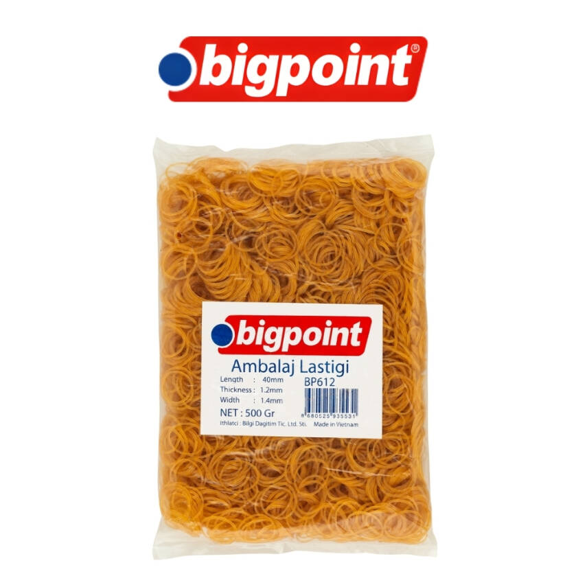 Bigpoint Mini Ambalaj Lastiği 500 gr, %100 Kauçuk, Dayanıklı ve Esnek - 3