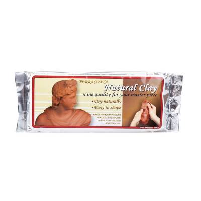 Bigpoint Nara Doğal Kil 500 gr, Terracotta, Fırınlanır, Modelleme İçin - Bigpoint