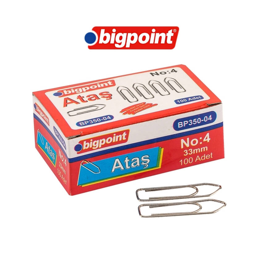 Bigpoint Nikel Ataş No:4, 33 mm, Oksitlenme Önleyici Nikel Kaplama - 2