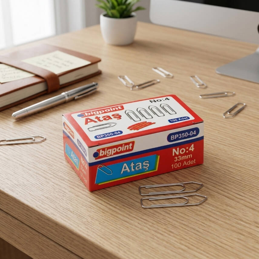 Bigpoint Nikel Ataş No:4, 33 mm, Oksitlenme Önleyici Nikel Kaplama - 3