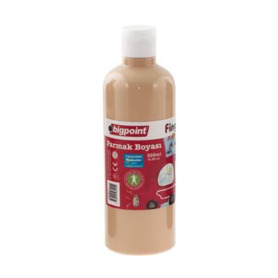 Bigpoint Parmak Boyası, 500ml,Güvenli,Parmak ve Fırça Uyumlu,Ten Rengi - 1