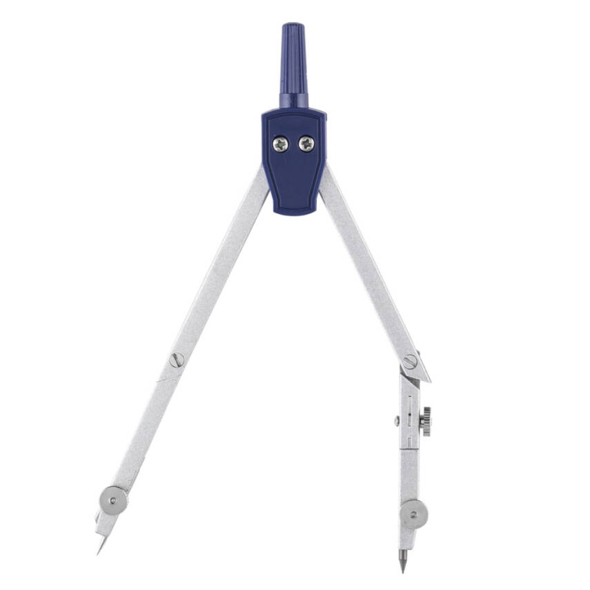 Bigpoint Pergel Seti, Çift Ayağı Bükülebilir, Paslanmaz Metal - 6