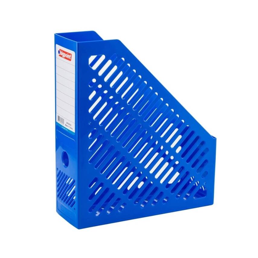 Bigpoint Plastik Kutu Klasör, Mavi, Dayanıklı, Dikey - Yatay, A4-A5 - 1