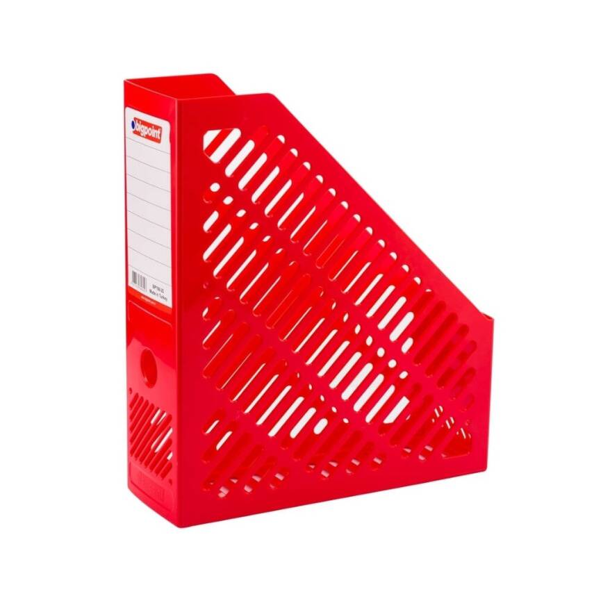 Bigpoint Plastik Kutu Klasör, Kırmızı, Dayanıklı, Dikey - Yatay, A4-A5 - 1