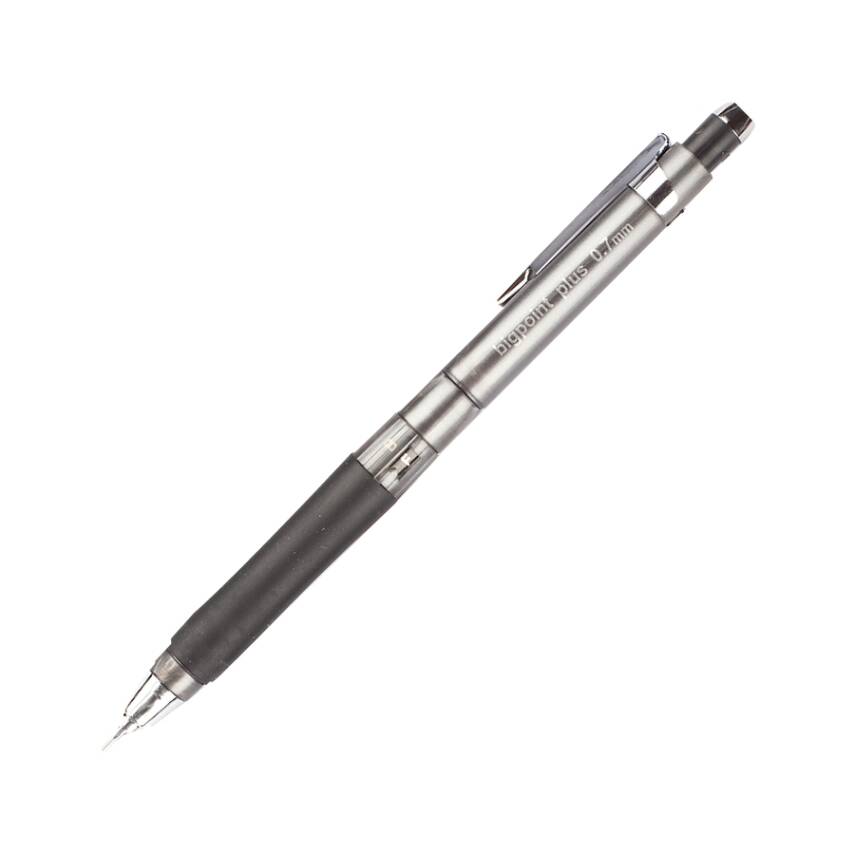 Bigpoint Plus Versatil Kalem, 0.7 mm, Metal Uç, Yumuşak Gövde, Gri - 1