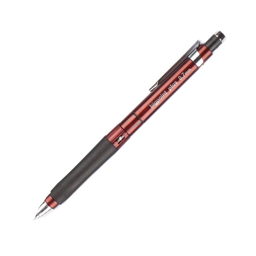 Bigpoint Plus Versatil Kalem, 0.7 mm, Metal Uç, Yumuşak Gövde, Kırmızı - 1