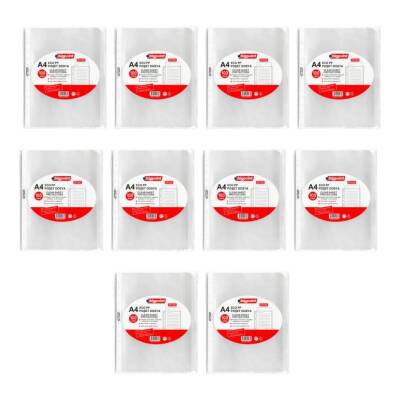 Bigpoint Poşet Dosya, 10 Adet, 60 A4 Kapasiteli, Eco Şeffaf, 100'lü - 2