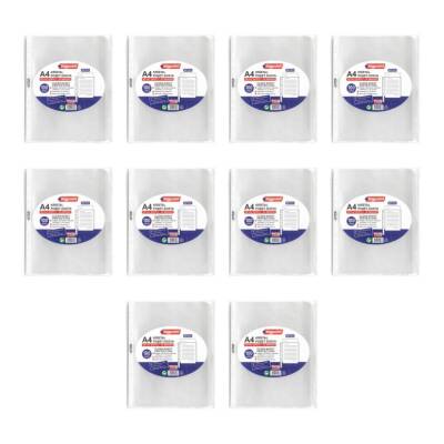 Bigpoint Poşet Dosya, 10 Adet, Kristal 60 Mikron, 100'lü, 11 Delikli - 2