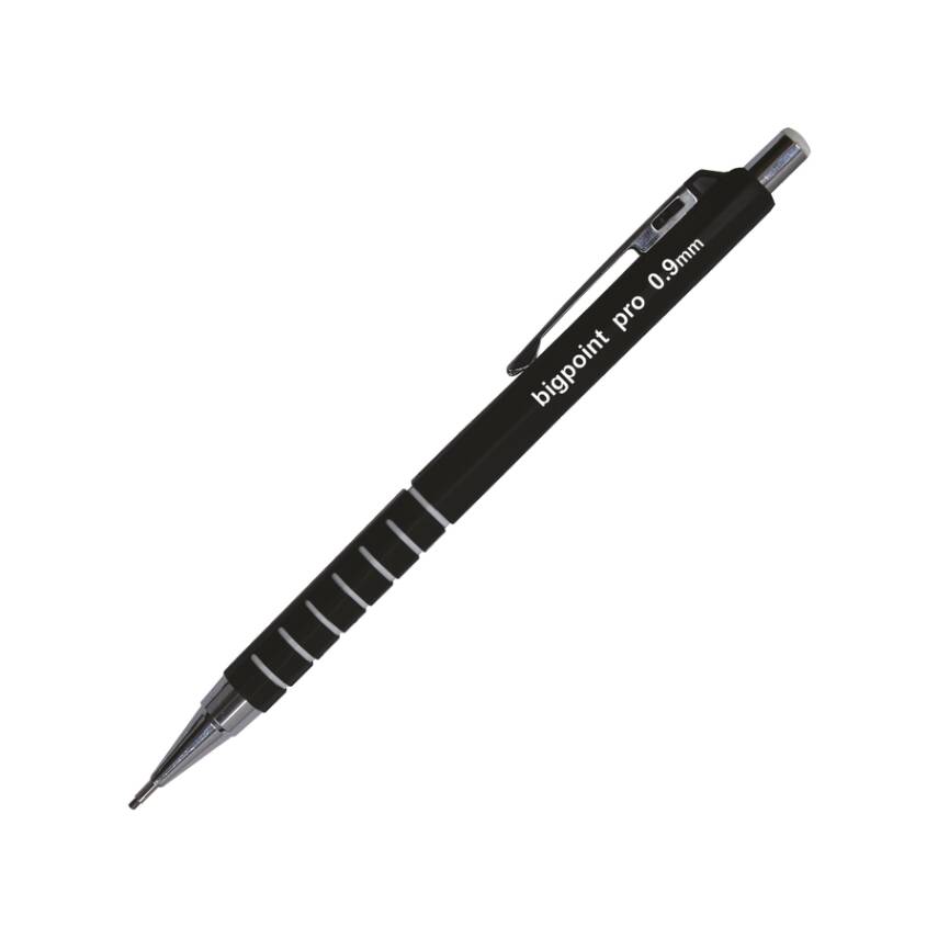 Bigpoint Pro Versatil Kalem, Metal Uçlu, Altıgen Gövde, 0.9 mm, Beyaz - 1