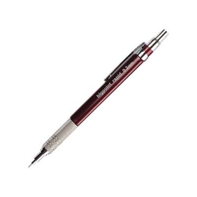 Bigpoint Rapid Versatil Kalem, 0.3 mm, Metal Uçlu, Bordo - Bigpoint
