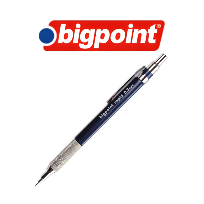 Bigpoint Rapid Versatil Kalem, 0.3 mm, Metal Uçlu, Mavi - 3