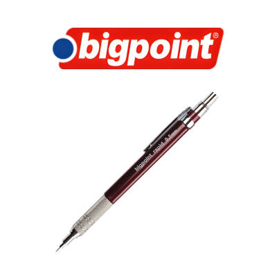 Bigpoint Rapid Versatil Kalem, 0.5 mm, Metal Uçlu, Bordo - 3