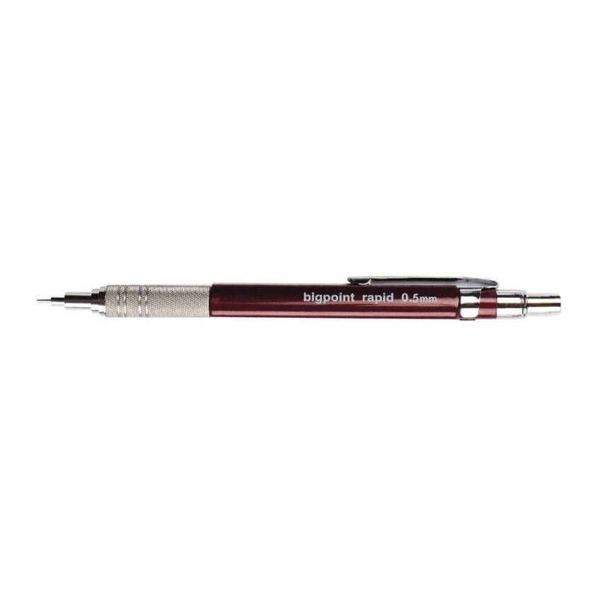 Bigpoint Rapid Versatil Kalem, 0.5 mm, Metal Uçlu, Bordo - 2