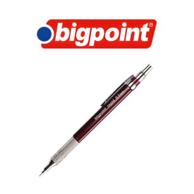 Bigpoint Rapid Versatil Kalem, 0.5 mm, Metal Uçlu, Bordo - 3