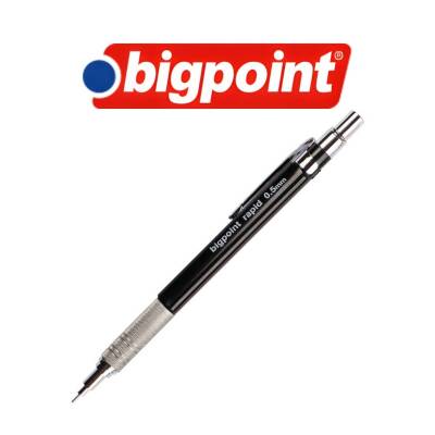 Bigpoint Rapid Versatil Kalem, 0.5 mm, Metal Uçlu, Siyah - 3